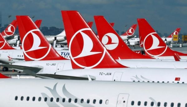 Turkish Airlines не будут летать в Сочи и Екатеринбург до июля
